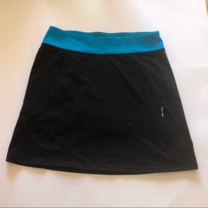 Tuff Athletics Skort Black Zipper Pocket Size S